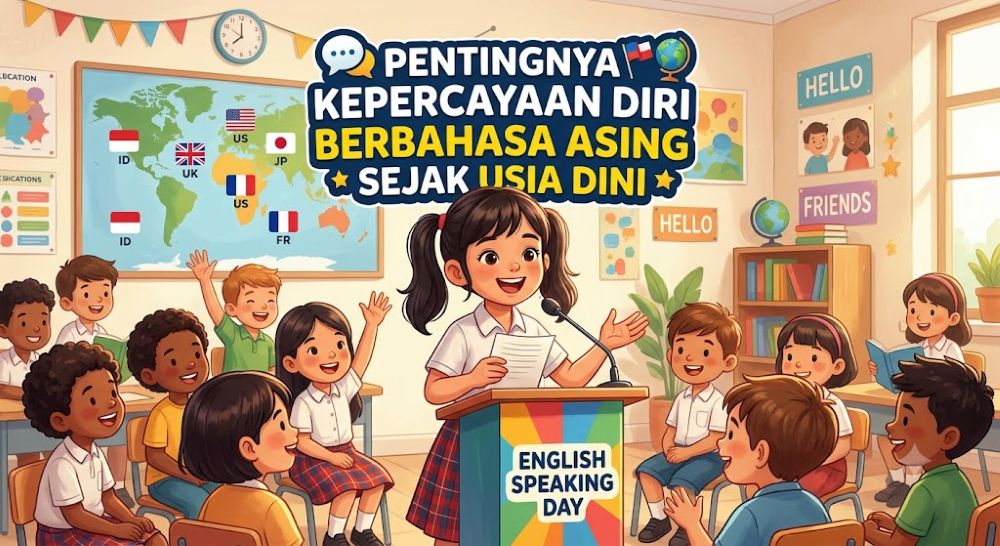 Pentingnya Membangun Kepercayaan Diri Berbahasa Asing di Usia Dini
