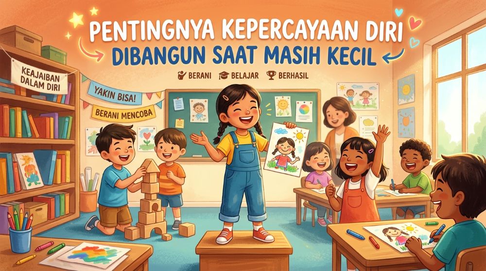 Pentingnya Membangun Kepercayaan Diri Anak Sejak Masih Kecil